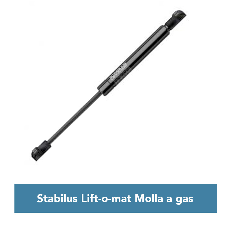 6537SI 0070N Stabilus Molla a gas Lift-O-Mat - grigia